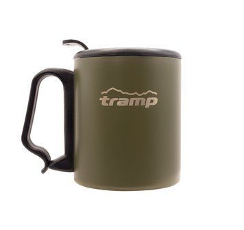 Термокружка TRAMP 350 мл с карабином (оливковая) UTRC-020-olive фото