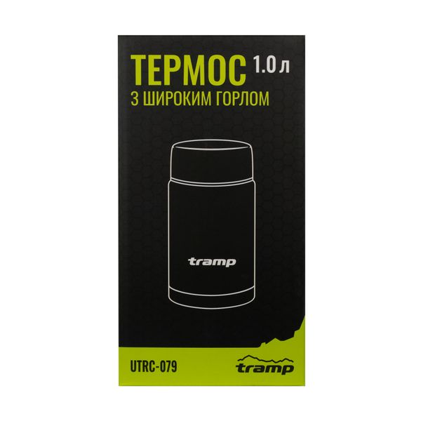 Термос Tramp з широким горлом 1,0л UTRC-079 UTRC-079 фото