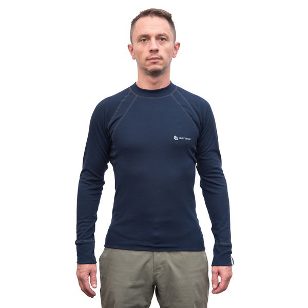 Термофутболка чоловіча Sensor Double Face LS deep blue 23200059, SM11DF-deepblue-XXL SM11DF-deepblue-XXL фото