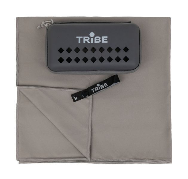 Рушник з мікрофібри Tribe Pocket Towel 60х120 см T-LC-0001-L, grey T-LC-0001-L-grey фото