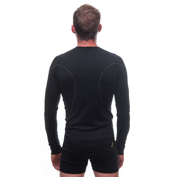 Термофутболка чоловіча Sensor Merino Active LS black 11109033, SM11MA-black-XXXL SM11MA-black-XXXL фото