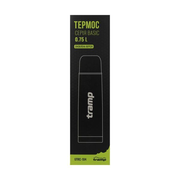 Термос TRAMP Basic 0,75 л (UTRC-104), черный UTRC-104-black фото