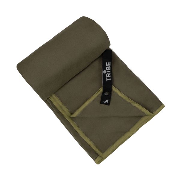 Рушник з мікрофібри Tribe Pocket Towel 90х180 см T-LC-0001-2XL, army-green T-LC-0001-2XL-army-green фото