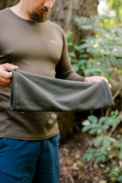 Флисовая повязка Tribe Neck Warmer T-KF-0024, оливковая, L-XL T-KF-0024-olive-L-XL фото