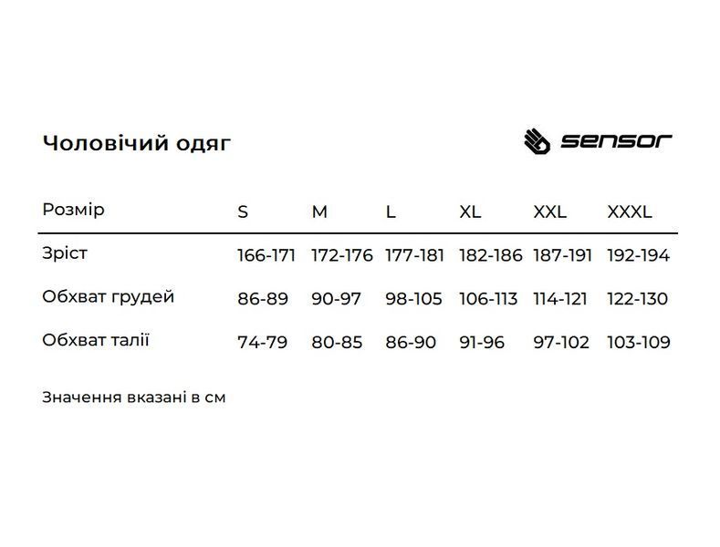 Чоловічі термотруси Sensor Merino DF Black SM21M-black-L фото
