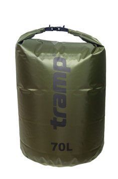 Гермомешок TRAMP PVC Diamond Ripstop 70л, оливковый UTRA-209-olive фото