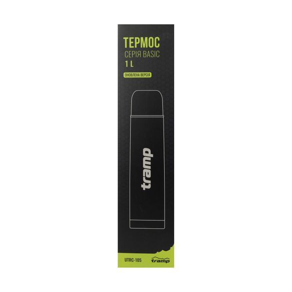 Термос TRAMP Basic 1 л UTRC-105, черный UTRC-105-black фото