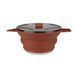 Складана силіконова каструля Tribe Collapsible Pot 2,5 л (brown) T-FF-0025-brown фото 1