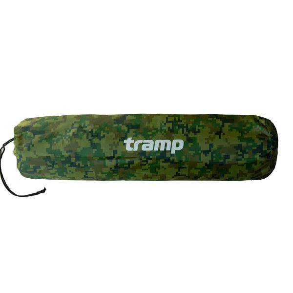 Килимок самонадувний Tramp з можливістю зістібання camo 185х65х5 UTRI-007 UTRI-007 фото