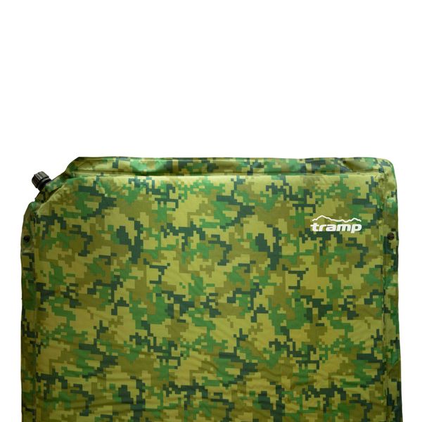 Килимок самонадувний Tramp з можливістю зістібання camo 185х65х5 UTRI-007 UTRI-007 фото