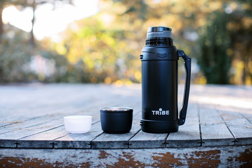 Термос Tribe Family line 2.5 л, чорний T-DG-0002-black фото