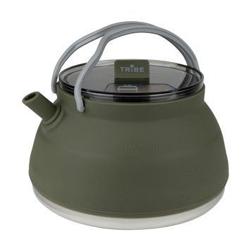 Складаний силіконовий чайник Tribe Collapsible Kettle 1,5 л (Olive) T-FF-0026-olive фото