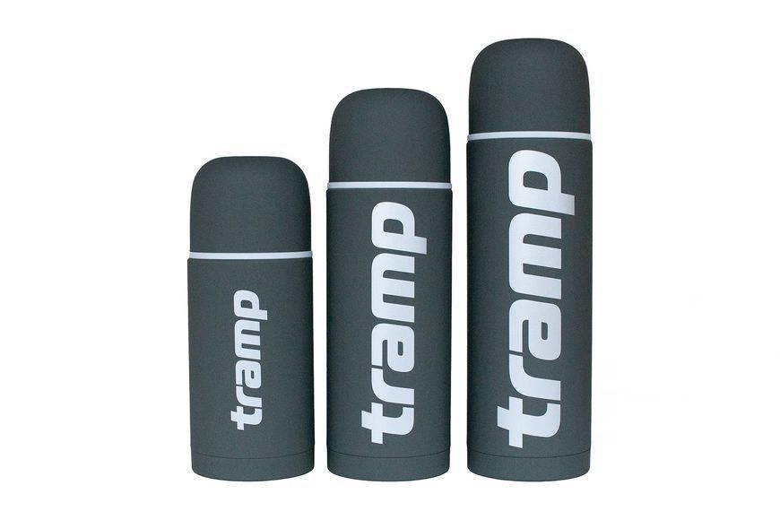 Термос TRAMP Soft Touch 0,75 л UTRC-108 Сірий UTRC-108-yellow фото