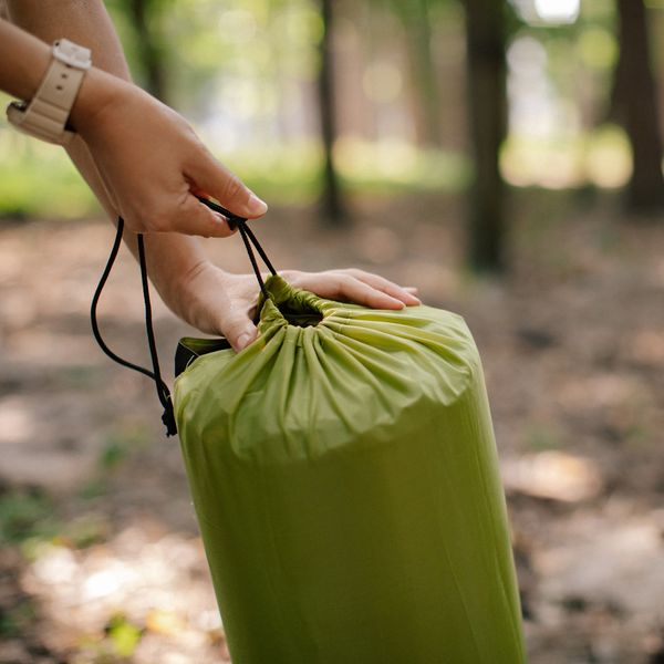 Килимок самонадувний Tramp комфорт з можливістю зістібання olive 190х65х5 UTRI-010 UTRI-010 фото