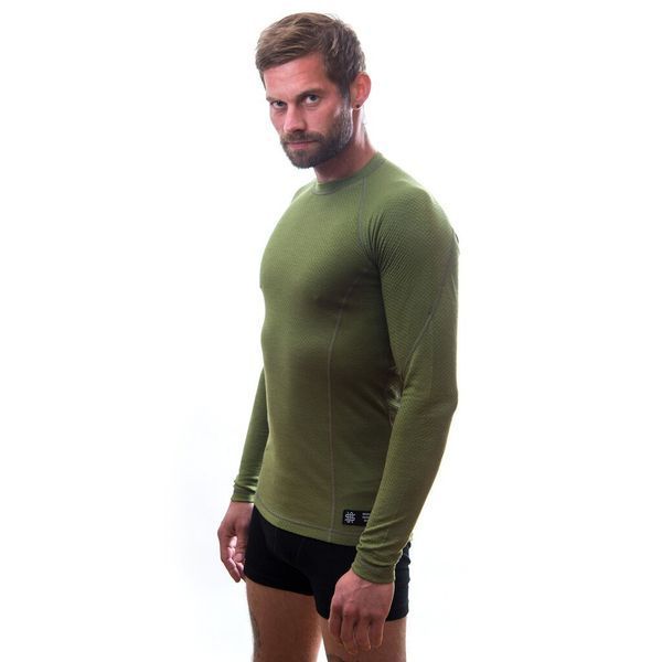 Чоловіча термофутболка Sensor Merino DF LS (safari, L) SM11M-safari-L фото