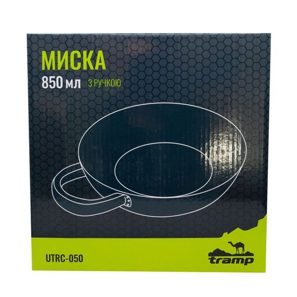 Миска Tramp з нержавіючої сталі з ручкою 850 мл (UTRC-050) UTRC-050 фото
