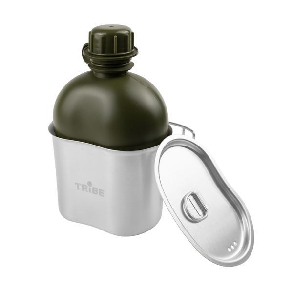 Пластиковая фляга Tribe Canteen 1 л (Olive) T-FE-0022-olive фото