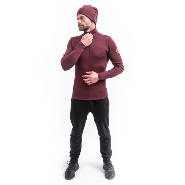 Шапка Sensor Merino Extreme port-red SU32ME-black фото