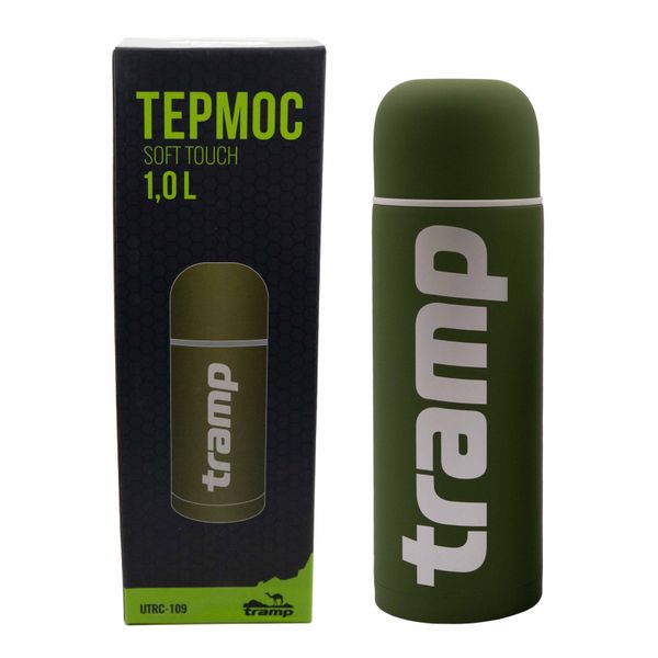 Термос TRAMP Soft Touch 1 л UTRC-109 black UTRC-109-black фото