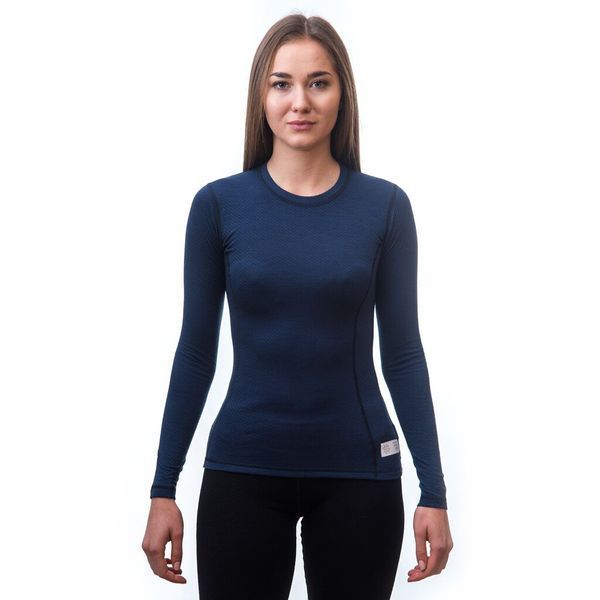 Жіноча термофутболка Sensor Merino DF LS (S, Deep Blue) SW11M-deep-blue-S фото