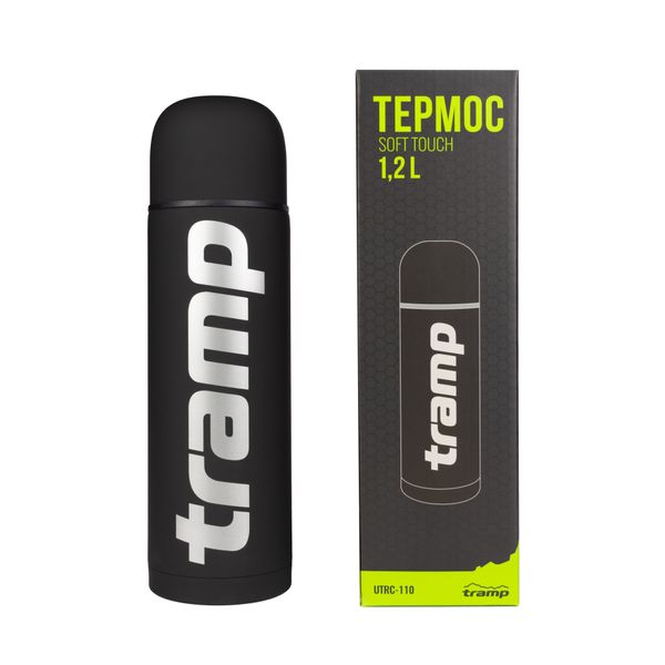 Термос TRAMP Soft Touch 1,2 л UTRC-110 black UTRC-110-black фото