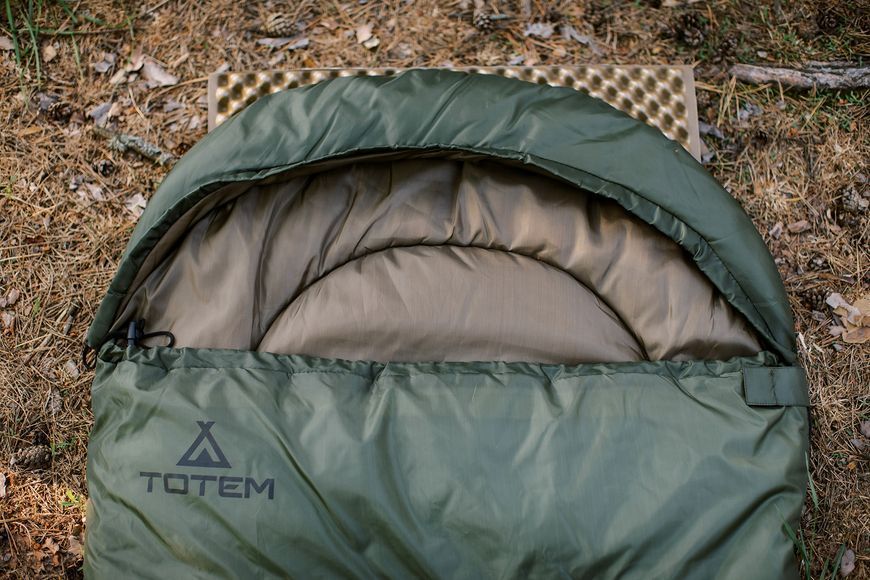 Спальний мішок Totem Hunter кокон лівий olive 220/80-55 UTTS-004-L фото
