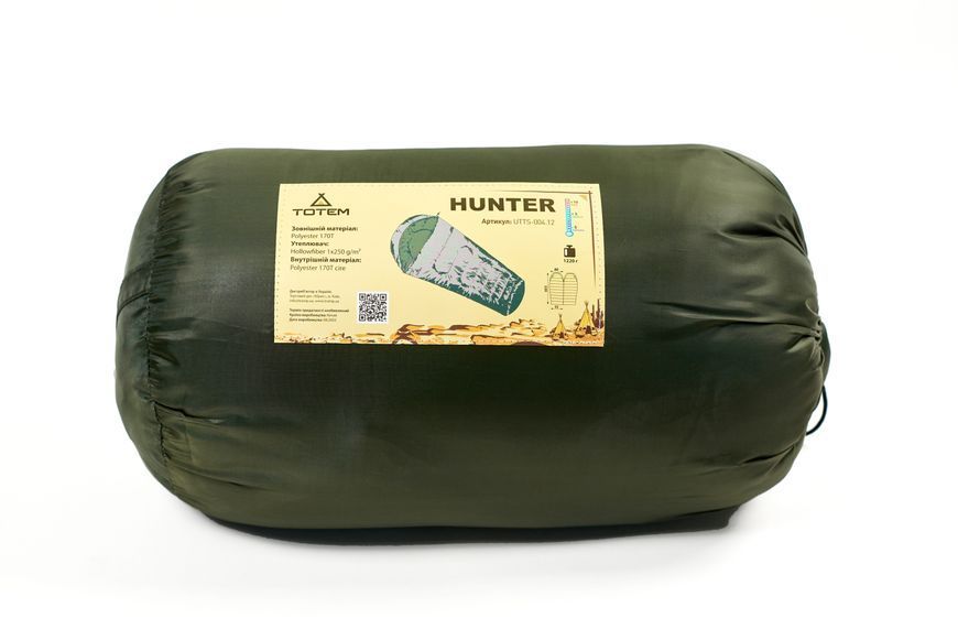 Спальний мішок Totem Hunter кокон лівий olive 220/80-55 UTTS-004-L фото
