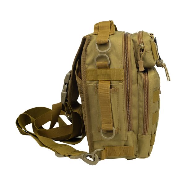 Сумка через плече Tribe Sling Pack 6,5 L T-IE-0003, olive T-IE-0003-olive фото