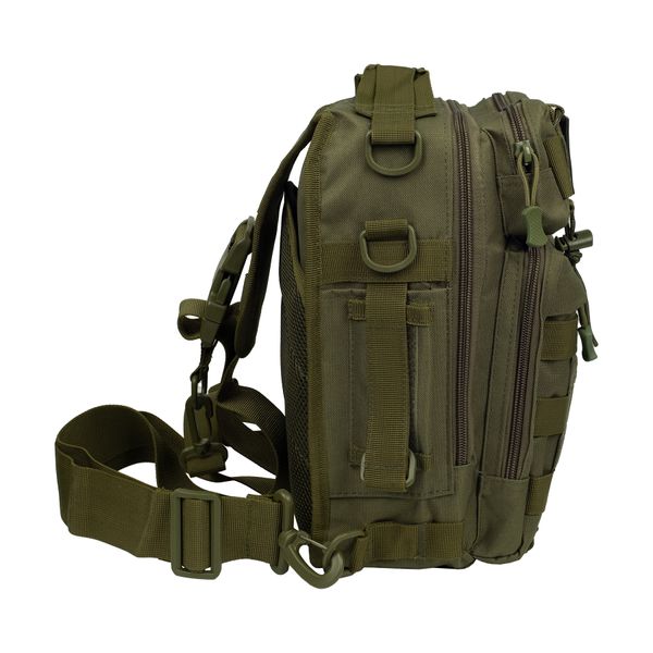 Сумка через плече Tribe Sling Pack 6,5 L T-IE-0003, olive T-IE-0003-olive фото