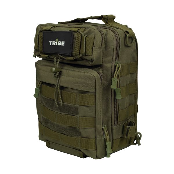 Сумка через плече Tribe Sling Pack 6,5 L T-IE-0003, olive T-IE-0003-olive фото