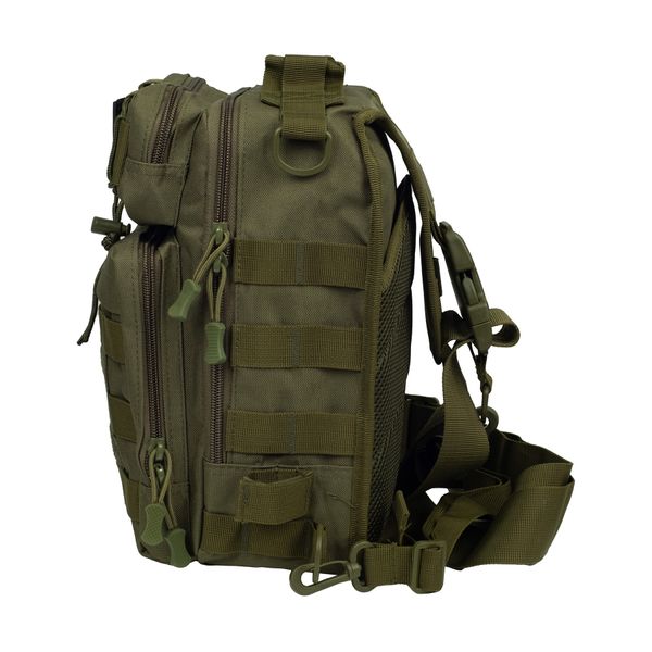 Сумка через плече Tribe Sling Pack 6,5 L T-IE-0003, olive T-IE-0003-olive фото