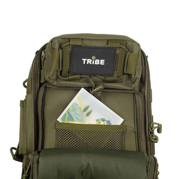 Сумка через плече Tribe Sling Pack 6,5 L T-IE-0003, olive T-IE-0003-olive фото