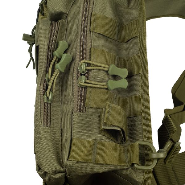 Сумка через плече Tribe Sling Pack 6,5 L T-IE-0003, olive T-IE-0003-olive фото