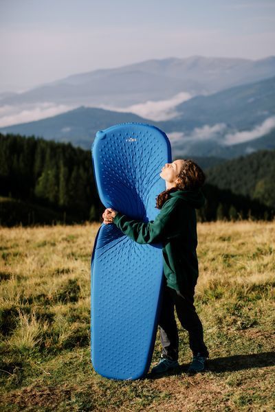 Самонадувний килимок Tribe Comfort Lite 5 см (синій) T-BB-0006-blue фото