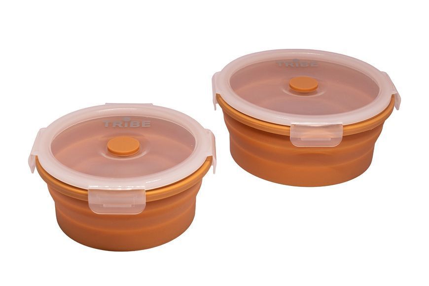 Силіконовий контейнер Tribe Bowl Container 800 мл, Ocher T-FF-0046-ocher фото