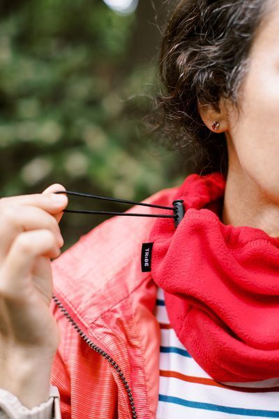 Флісова пов'язка Tribe Neck Warmer з затяжкою, червона T-KF-0020-red фото