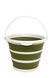 Складане силіконове відро Tribe Water Bucket 10 л, оливкове T-FJ-0048-olive фото 1