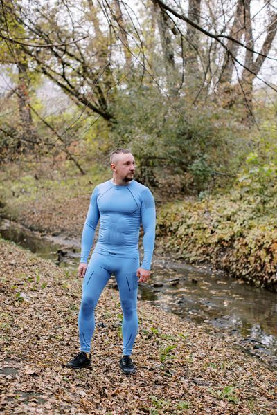 Мужское термобелье Tramp Active (футболка + брюки), синее, 2XL UTRUM-021-blue-2XL фото