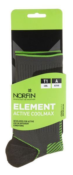 Шкарпетки Norfin T1A Element Active Coolmax Crew (304712-02M) SA-19117 фото